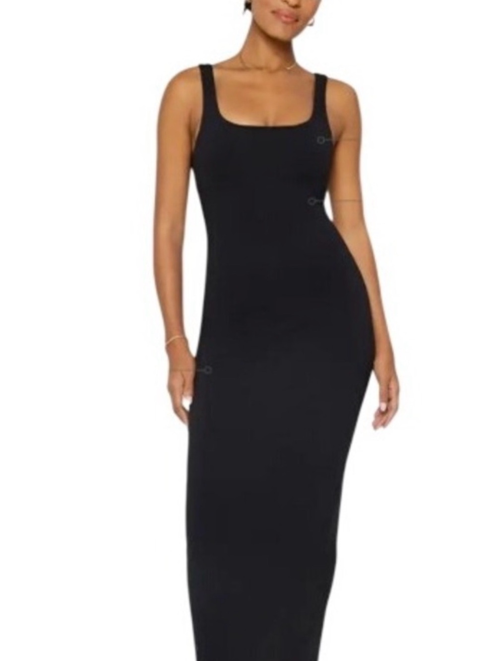 Fabletics Black Maxi Tank Dress
